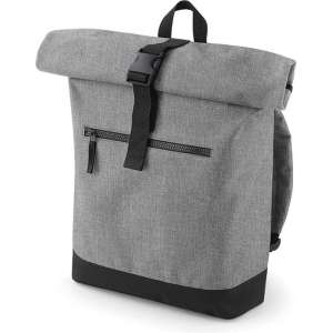 Bagbase Roll-Top Rugzak Grey Marl/Black 12 liter