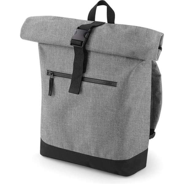 Bagbase Roll-Top Rugzak Grey Marl/Black 12 liter