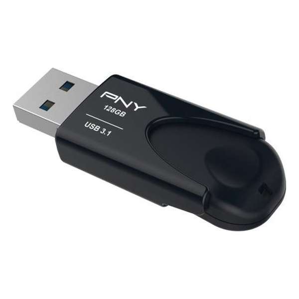 PNY Attache 4 3.1 USB flash drive 128 GB USB Type-A 3.2 Gen 1 (3.1 Gen 1) Zwart