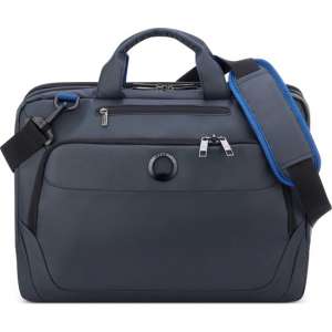 Delsey Parvis Plus Laptoptas - 2 Compartments - 15,6 inch - Water Resistant - Grijs