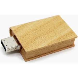 Ulticool USB-stick Boek Hout - 16 GB - Bruin