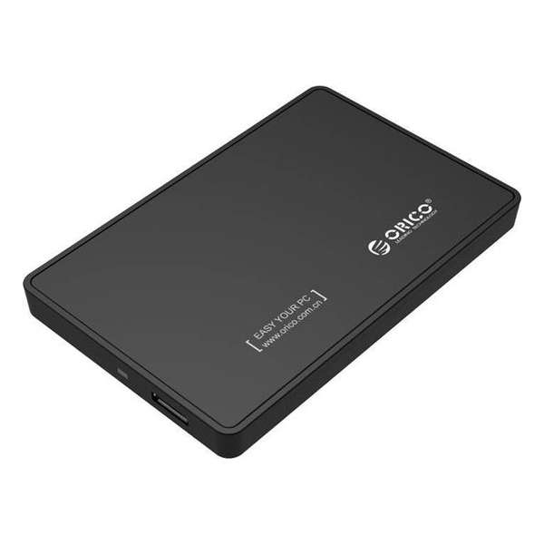 Orico HDD behuizing voor 2,5'' SATA HDD/SSD - USB3.0 (Micro USB) / kunststof / zwart