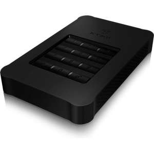 ICY BOX IB-289U3 2.5'' HDD-/SSD-behuizing Zwart