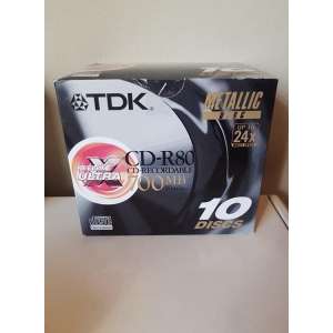 TDK CD-R80 recordable 700MB/80min 10st