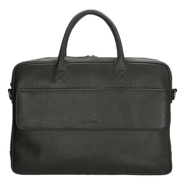 Micmacbags Colorado laptoptas 17,3 inch Zwart