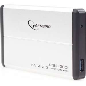 Gembird EE2-U3S-2-S - Harddiskbehuizing, 2.5 inch SATA, USB 3.0
