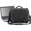 Quadra Schoudertas - Laptoptas DeLuxe Black/Dark Graphite