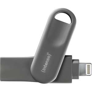 Intenso iMobile Line Pro USB flash drive 32 GB USB Type-A / Lightning 3.2 Gen 1 (3.1 Gen 1) Antraciet