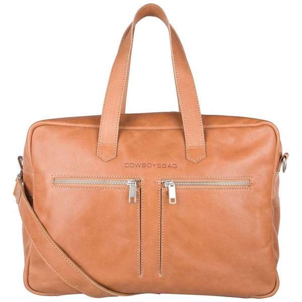 Cowboysbag Bag Kyle Schoudertas 15 inch laptopvak - Bruin