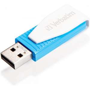 Verbatim Swivel USB flash drive 128 GB USB Type-A 2.0 Blauw