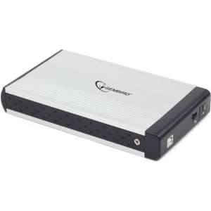 Gembird EE3-U2C-2 HDD-/SSD-behuizing 3.5'' Zwart, Wit behuizing voor opslagstations