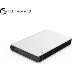 Orico HDD behuizing voor 2,5'' SATA HDD/SSD - USB3.0 (Micro USB) / aluminium / zilver