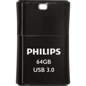 Philips FM64FD90B - USB 3.0 64GB - Pico - Zwart