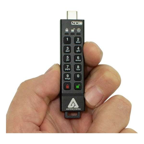 Apricorn ASK3-NXC 4GB - USB-C native USB stick