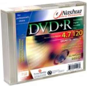 Nashua 5-pack DVD+R slimcase
