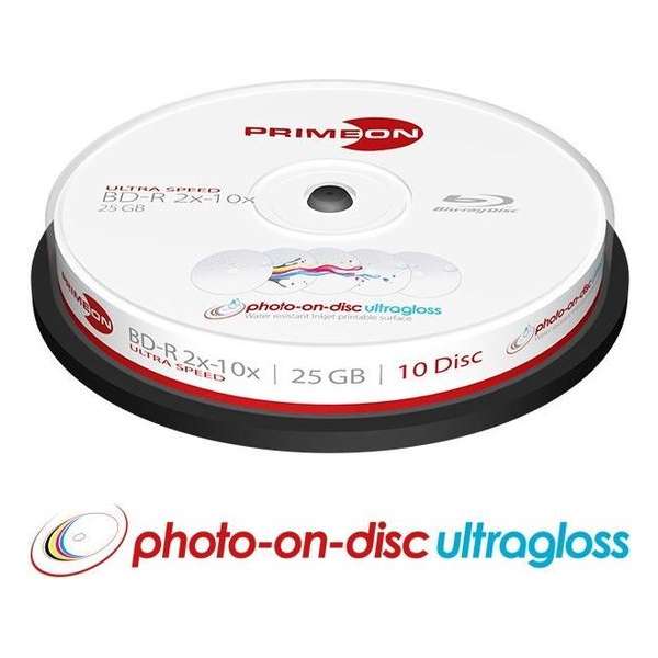 Primeon 2761316 25GB BD-R Lees/schrijf blu-ray disc