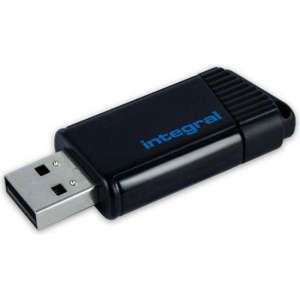 Integral Pulse USB flash drive 16 GB USB Type-A 2.0 Zwart, Blauw