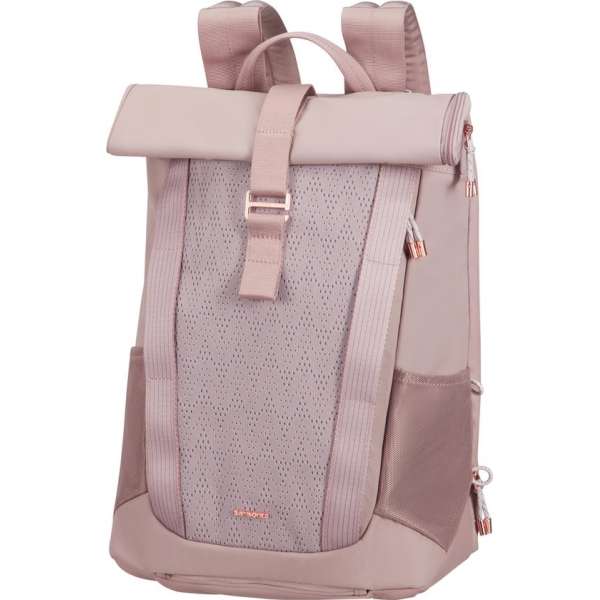 Samsonite Laptoprugzak - 2WM Mesh Roll Top Backpack 15.6 inch Old Rose