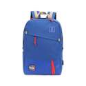 AmpBag rugzak met USB oplaadpoort (blauw)..