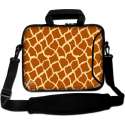 Sleevy 17.3 inch laptoptas giraffe print