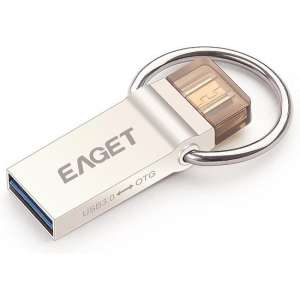 EAGET V90 USB3.0 OTG USB Flash for Smartphones & Tablets - 64G