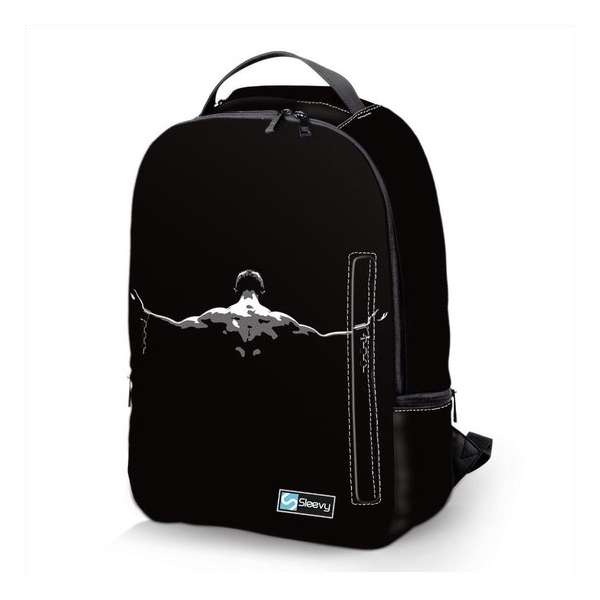 Laptop rugzak 17,3 Deluxe The Man - Sleevy - schooltas