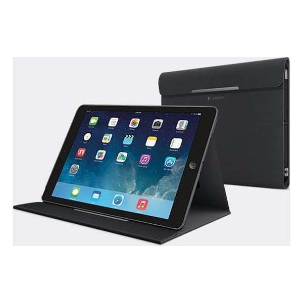 Logitech Turnaround Versatile - Beschermende Case voor iPad Air - Zwart