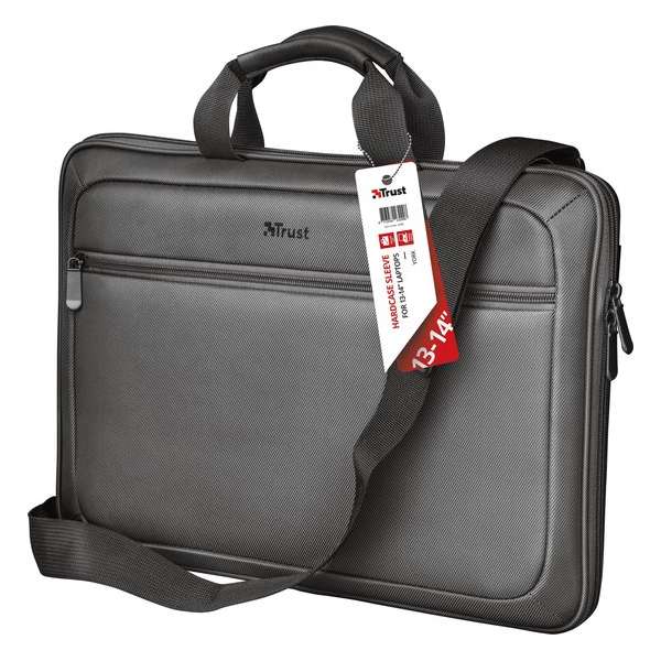 Trust York - Laptop Sleeve - Max 14 inch - Grijs