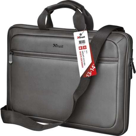 Trust York - Laptop Sleeve - Max 14 inch - Grijs