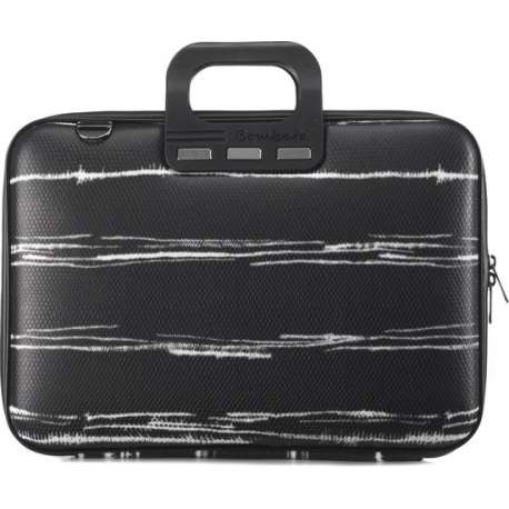 Bombata Laptoptas B&w 43 X 33 Cm Kunstleer Zwart/wit