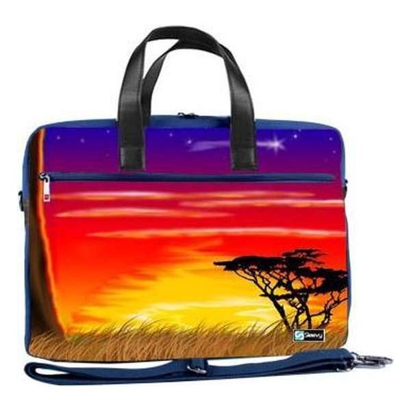 Laptoptas 17,3 / schoudertas Afrika - Sleevy - laptoptas - schooltas