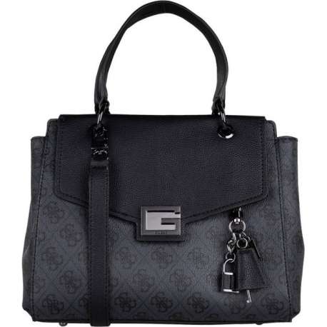 Guess Handtas Valy Small Girlfriend Satchel Grijs