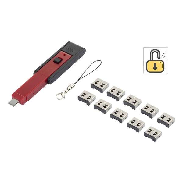 USB-poortblocker Renkforce rf-USBBlocker-01