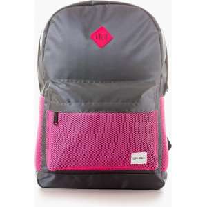 Spiral OG Rugzak Charcoal-Pink Mesh