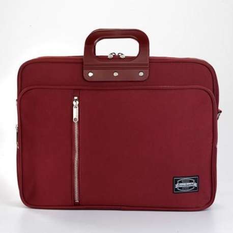 Bombata laptoptas gabardina bordeaurood