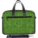 Laptoptas 15,6 inch / schoudertas voetbalveld - Sleevy - laptoptas - schooltas