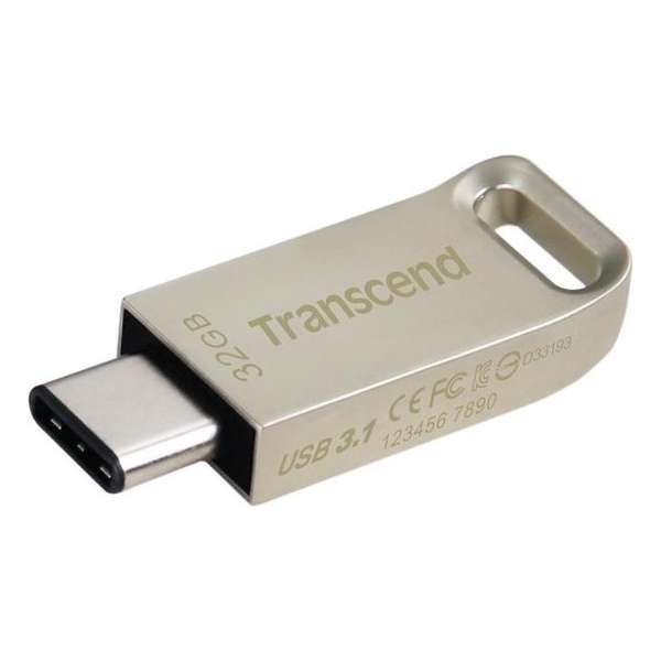 Transcend JetFlash 850 USB flash drive 32 GB USB Type-C 3.2 Gen 1 (3.1 Gen 1) Goud