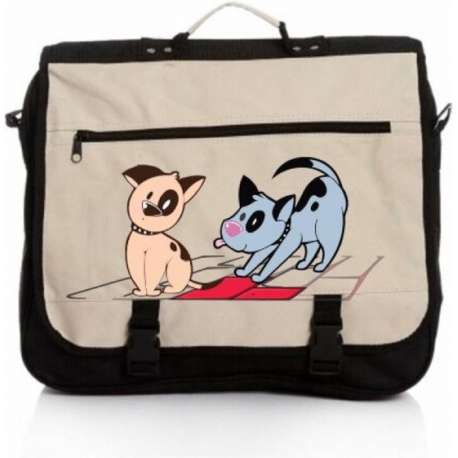 BiggDesign Dogs Aktentas - Laptoptas - Lichtgewicht - 42x37x10cm