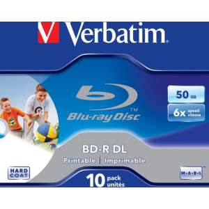 Verbatim BD-R DL 50GB 6x JC WIDE PRINTABLE - Rohling