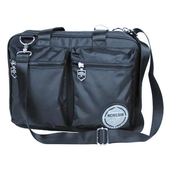 Nickelson Val di Fassa Laptop Bag Black – Laptoptas – Zwart