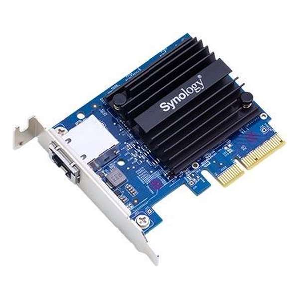 Synology E10G18-T1 10 Gbps PCIe 3.0 x4 86x68.1x13.6 mm Netwerkkaart - ZwartBlauw