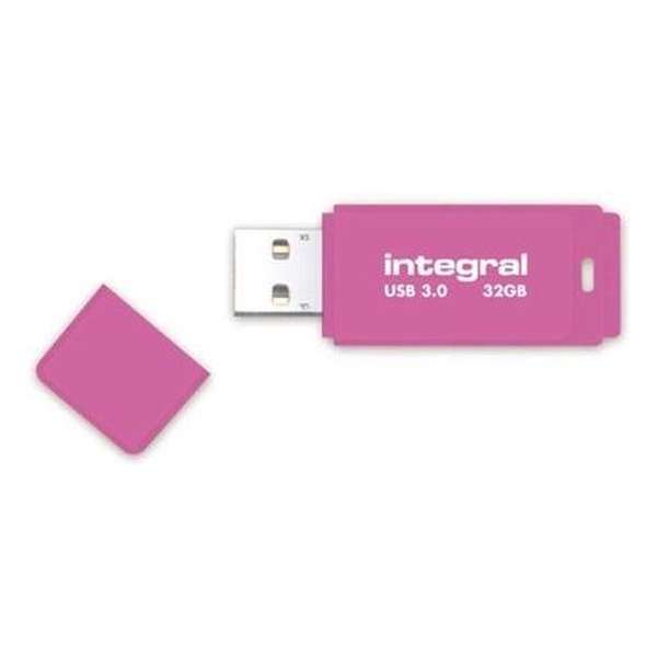 Integral NEON 3.0 USB flash drive 32 GB USB Type-A 3.2 Gen 1 (3.1 Gen 1) Roze