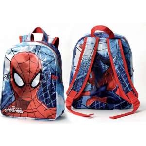 Spiderman Rugzak - 32 cm hoog - blauw/rood