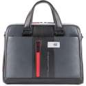 Piquadro Urban Slim Portfolio Computer Briefcase 14'' Grey/Black