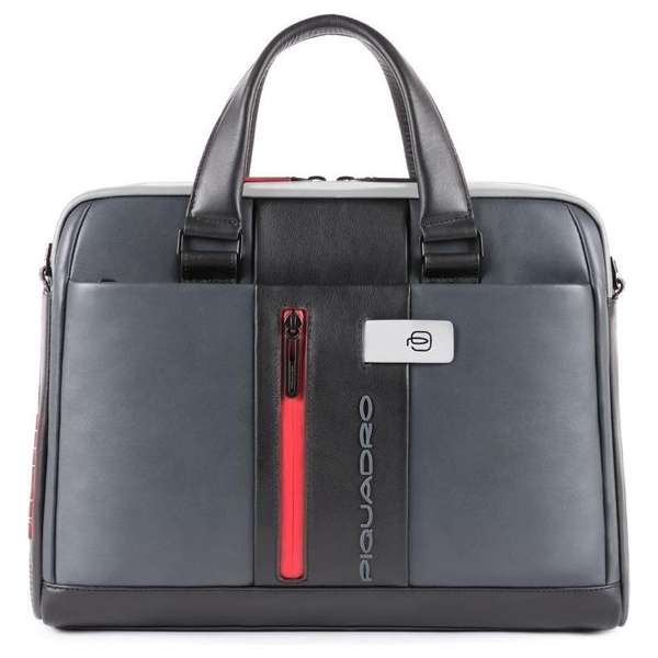 Piquadro Urban Slim Portfolio Computer Briefcase 14'' Grey/Black