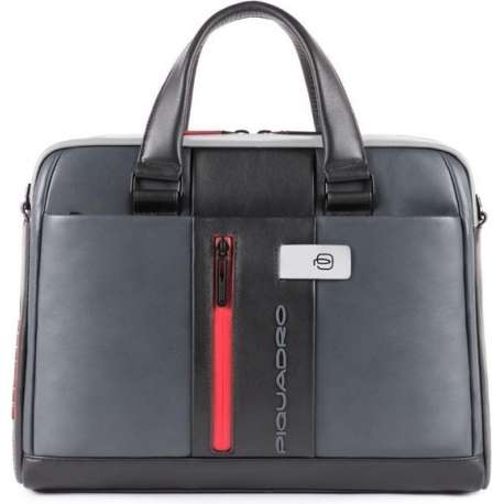 Piquadro Urban Slim Portfolio Computer Briefcase 14'' Grey/Black