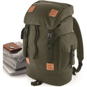 Senvi Urban Rugzak-Laptoptas Kleur: Olive - Capaciteit: 27 liter