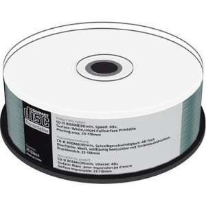 MediaRange CD-R 800 MB Inkjet Printable 25 stuks