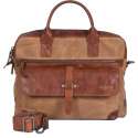 Sparwell Sure Smith Leren Laptoptas - 13 inch - Bruin