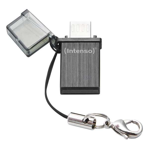 Intenso Mini Mobile Line USB flash drive 8 GB USB Type-A / Micro-USB 2.0 Zwart